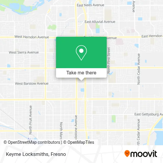 Keyme Locksmiths map