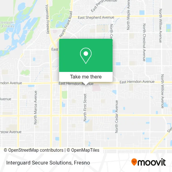 Interguard Secure Solutions map