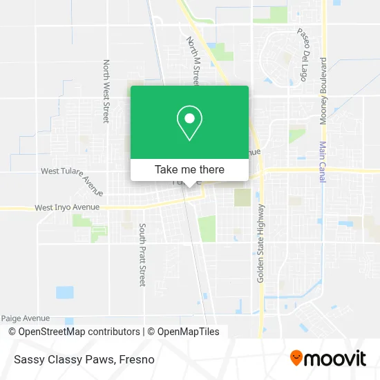 Sassy Classy Paws map