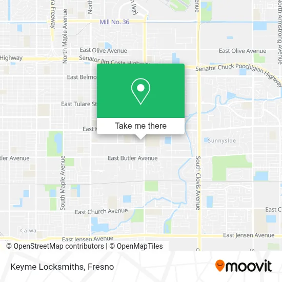 Keyme Locksmiths map