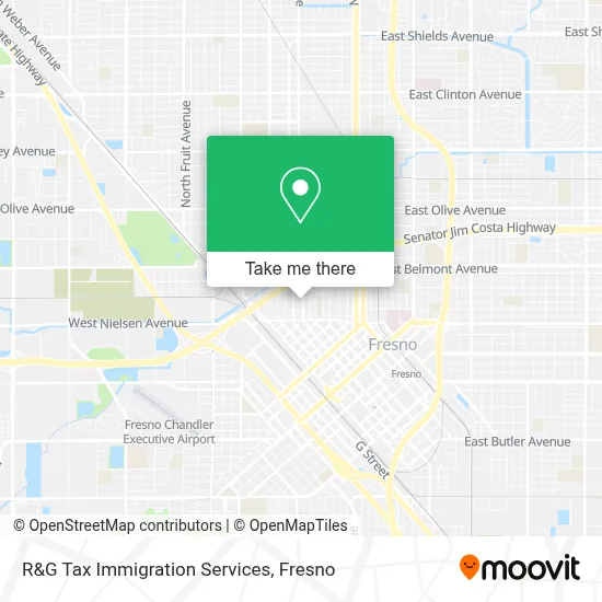 R&G Tax Immigration Services map