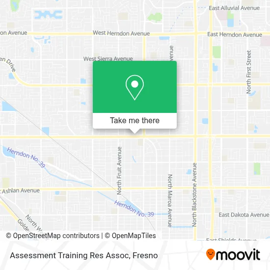 Assessment Training Res Assoc map