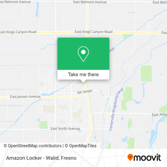 Amazon Locker - Walid map