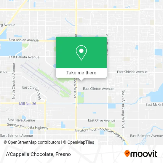 A'Cappella Chocolate map