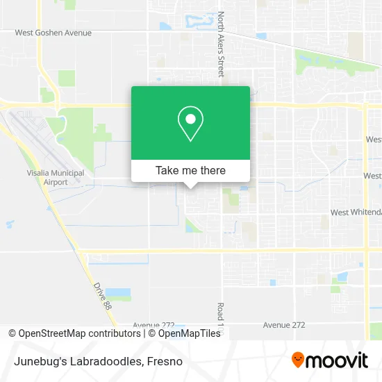 Junebug's Labradoodles map