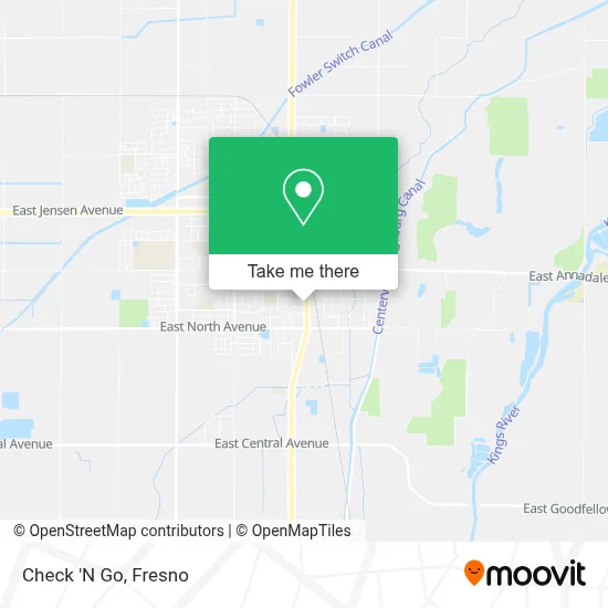 Check 'N Go map