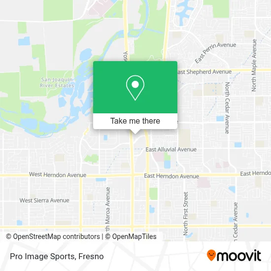 Pro Image Sports map