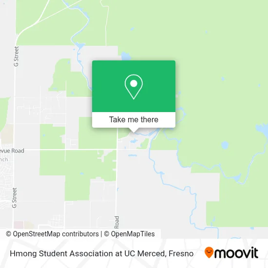 Hmong Student Association at UC Merced map