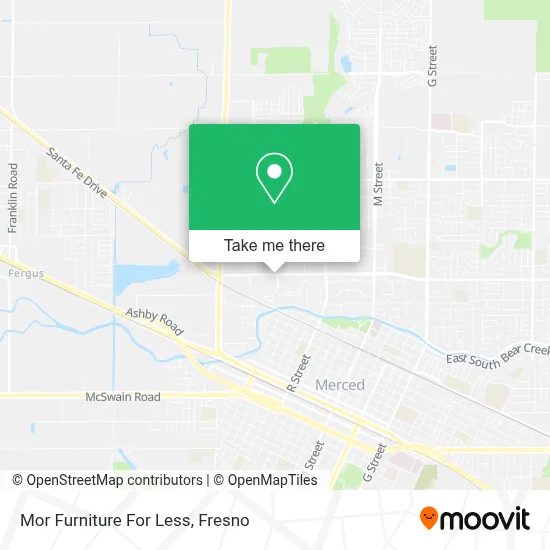 Mor Furniture For Less map