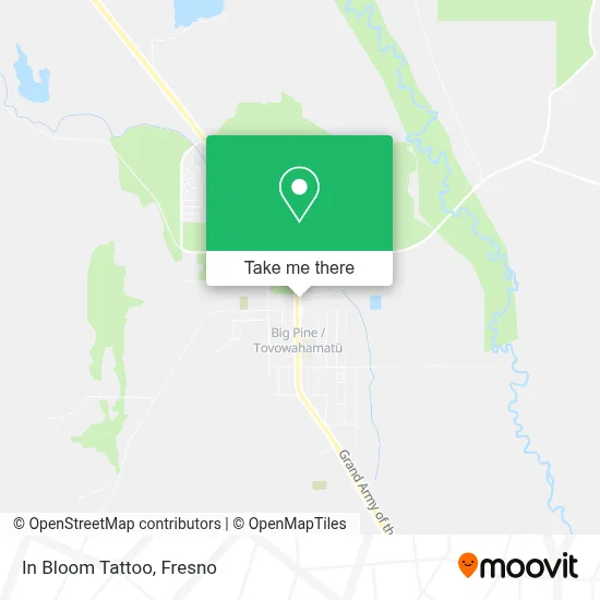 In Bloom Tattoo map
