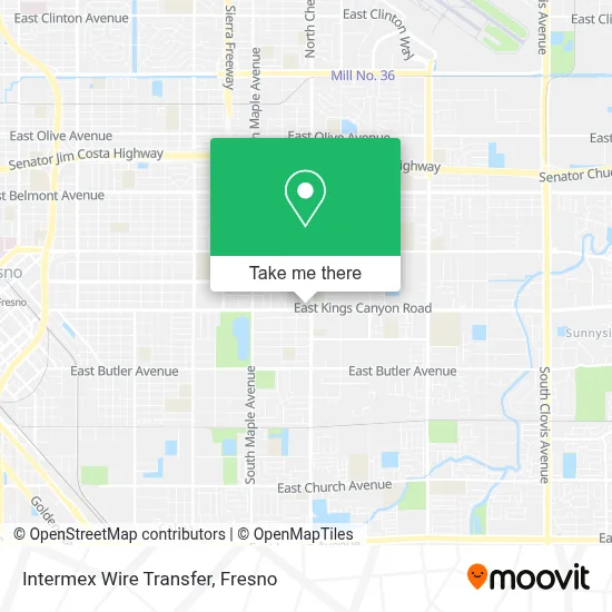 Intermex Wire Transfer map
