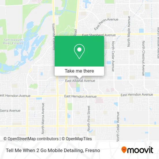 Tell Me When 2 Go Mobile Detailing map