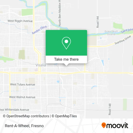 Rent-A-Wheel map