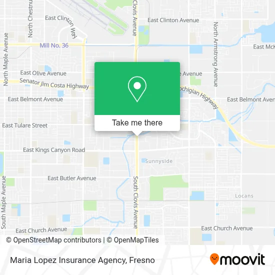 Maria Lopez Insurance Agency map