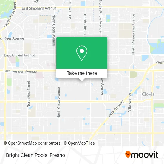 Bright Clean Pools map