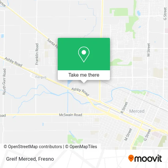 Greif Merced map