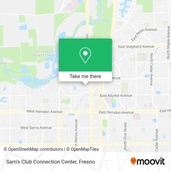 Sam's Club Connection Center map