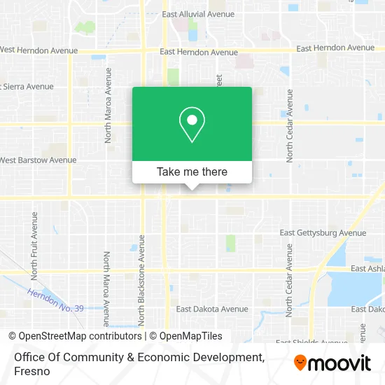 Office Of Community & Economic Development map
