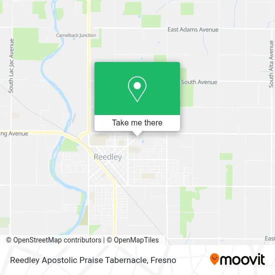 Reedley Apostolic Praise Tabernacle map