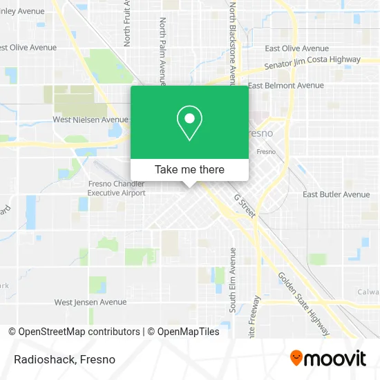 Radioshack map