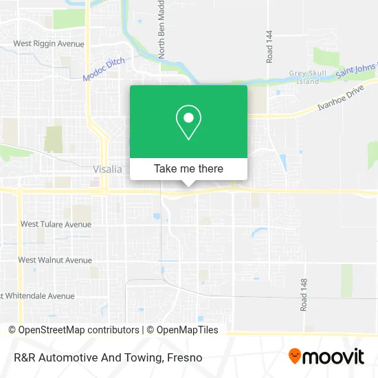 R&R Automotive And Towing map
