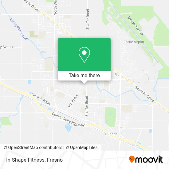 In-Shape Fitness map