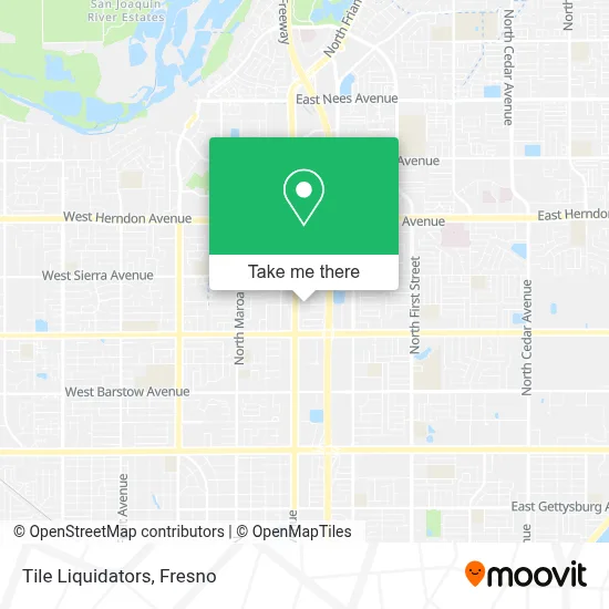Tile Liquidators map