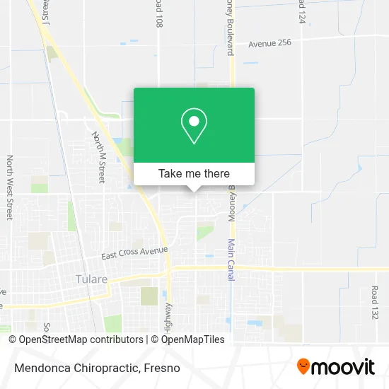 Mendonca Chiropractic map