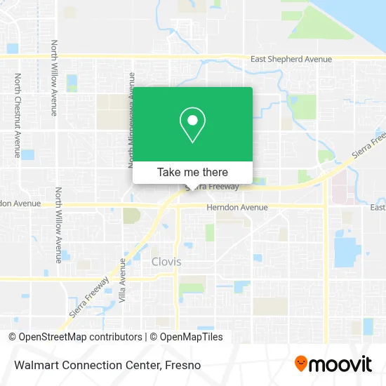 Walmart Connection Center map