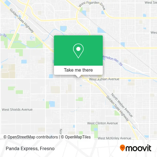 Panda Express map
