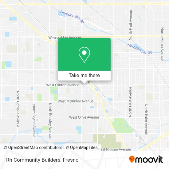Rh Community Builders map