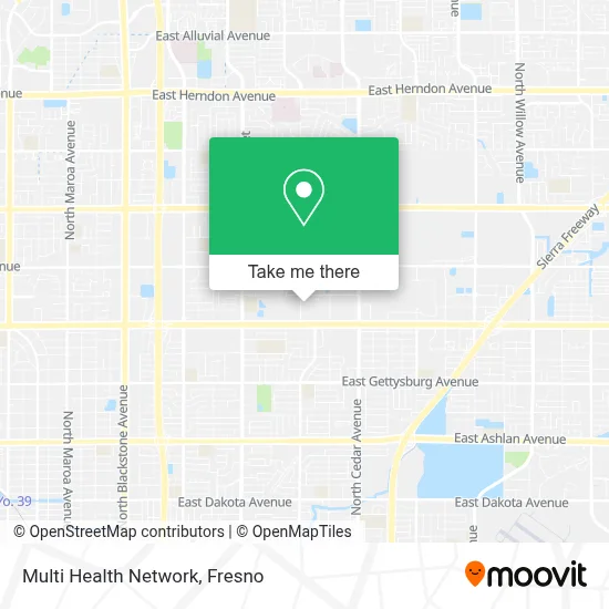 Multi Health Network map