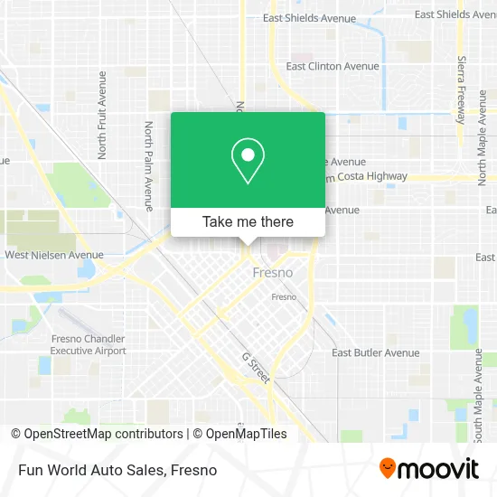 Fun World Auto Sales map