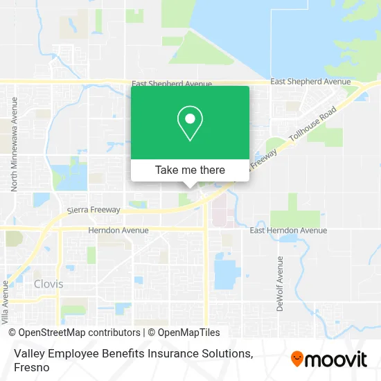 Valley Employee Benefits Insurance Solutions map