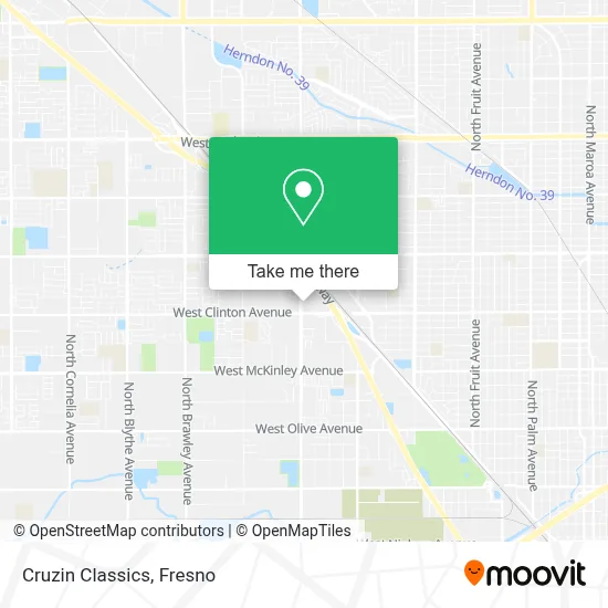 Cruzin Classics map
