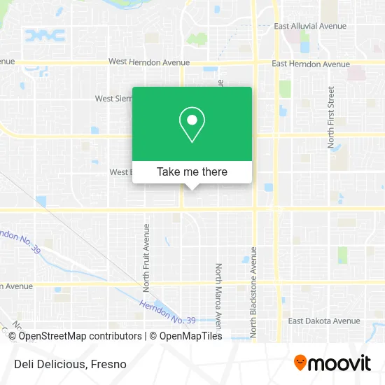 Deli Delicious map