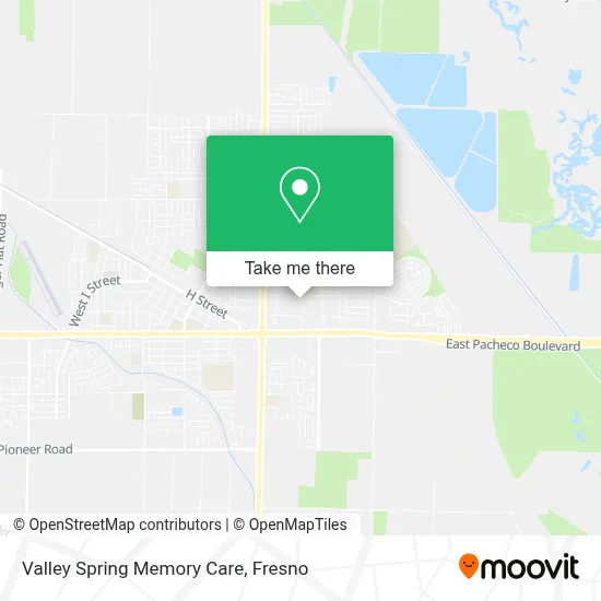 Valley Spring Memory Care map