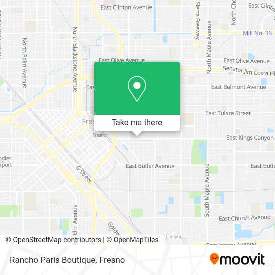 Rancho Paris Boutique map
