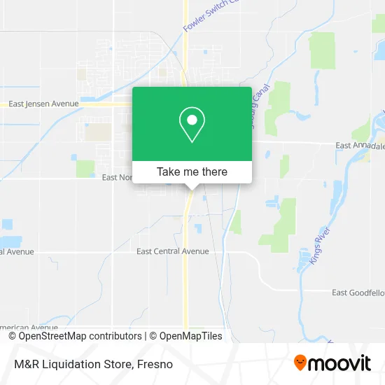 M&R Liquidation Store map