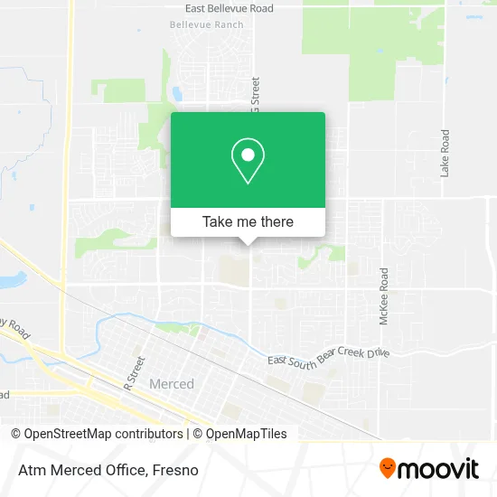 Atm Merced Office map
