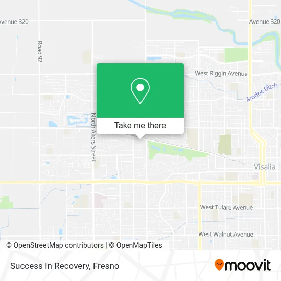 Success In Recovery map