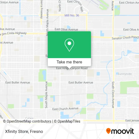Xfinity Store map