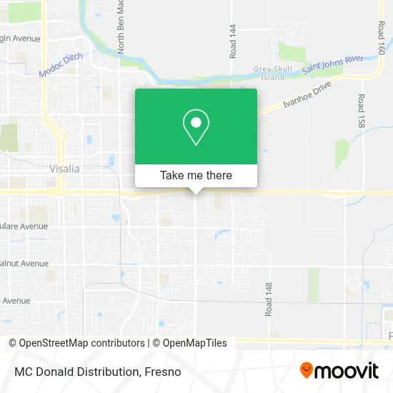 MC Donald Distribution map