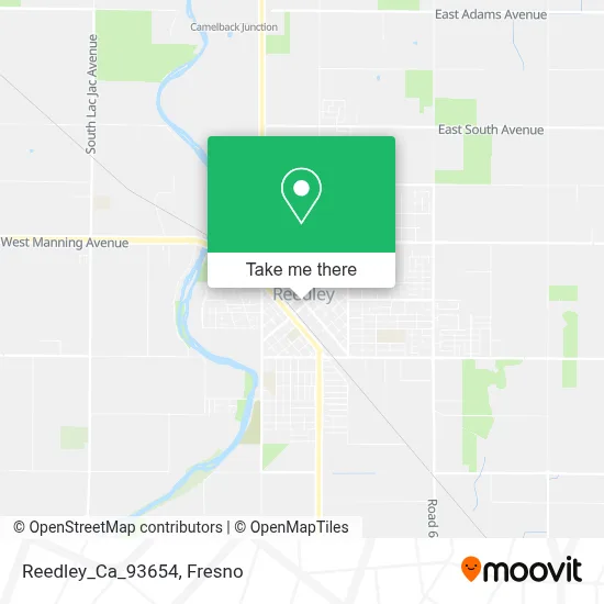 Reedley_Ca_93654 map
