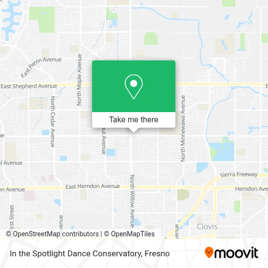 In the Spotlight Dance Conservatory map