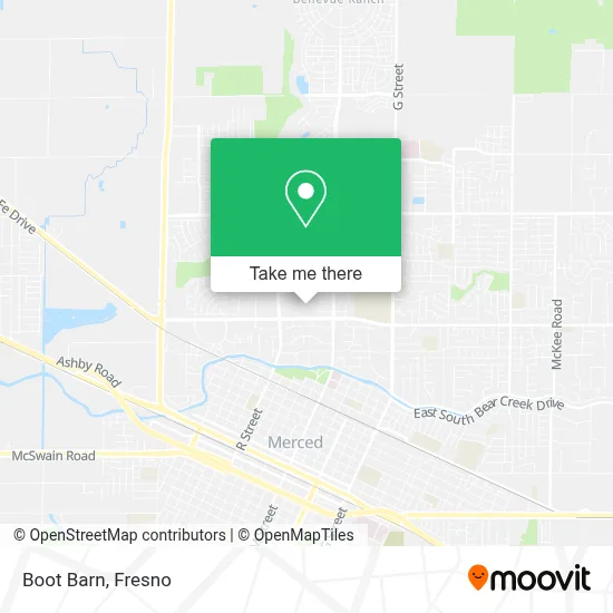 Boot Barn map