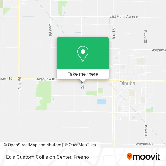 Ed's Custom Collision Center map