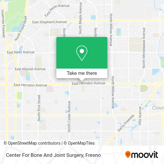 Center For Bone And Joint Surgery map