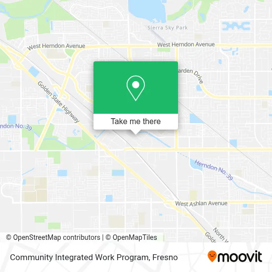 Community Integrated Work Program map
