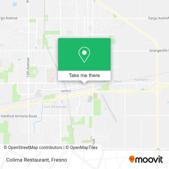 Colima Restaurant map